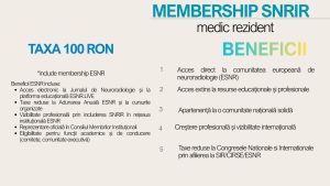 Taxă membership SNRIR +  ESNR (medic rezident) - 2026
